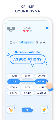 Associations: Bilmece ekran görüntüsü