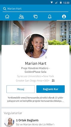 LinkedIn: Topluluk ve Ağ ekran görüntüsü
