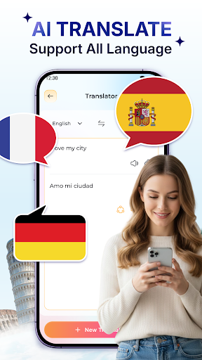 AI Language Translator App ekran görüntüsü