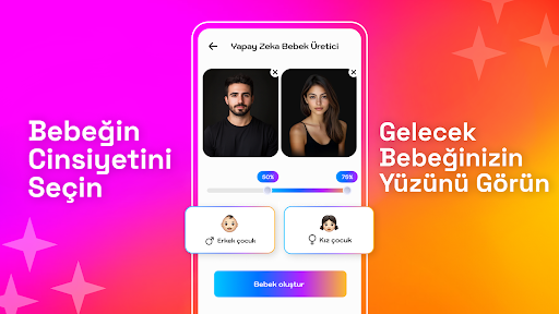 AI Gelecek Bebek Yüzü Üreteci ekran görüntüsü