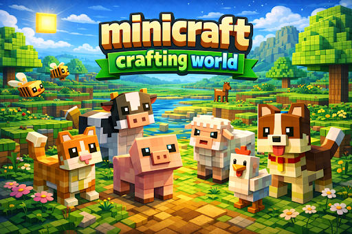 Minicraft crafting world ekran görüntüsü