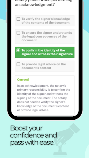 IL Notary Practice Test ekran görüntüsü