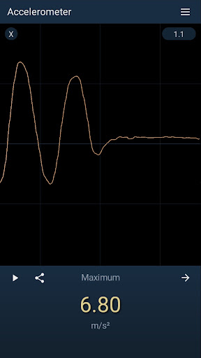 Accelerometer ekran görüntüsü