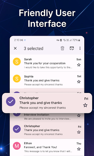 Email app for Outlook mail ekran görüntüsü