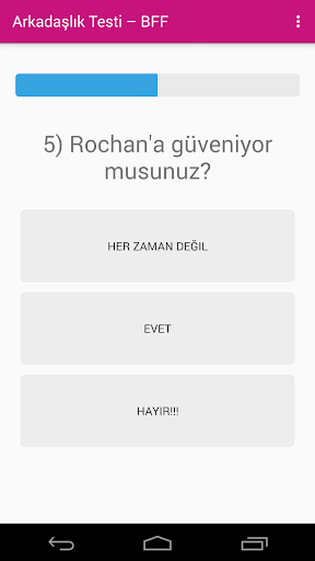 BFF Testi - Arkadaşlık Testi ekran görüntüsü
