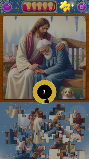 God Jesus Christ jigsaw puzzle ekran görüntüsü