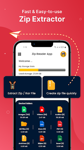 Zip Çıkarıcı: Dosyaları Aç ekran görüntüsü