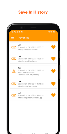 Simple-De Scanner: QR, Barcode ekran görüntüsü