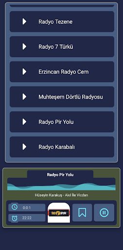 Türkü Radyo ekran görüntüsü