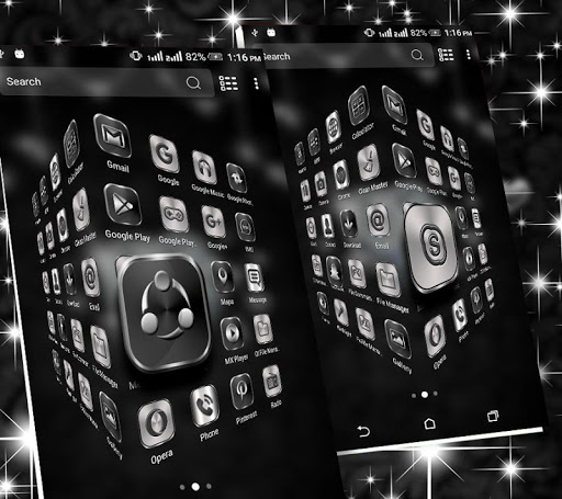 Diamond Heart Launcher Theme ekran görüntüsü