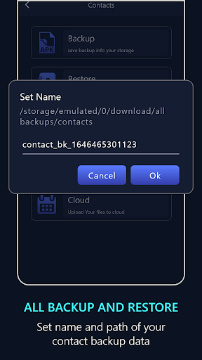 Backup and Restore All ekran görüntüsü