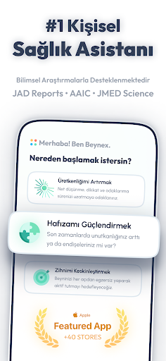 Beynex: Beyin Sağlığı Asistanı ekran görüntüsü