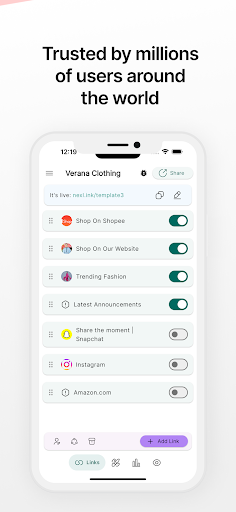 Link Tree in Bio Site: NexLink ekran görüntüsü