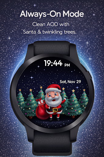 Animated Santa Countdown Watch ekran görüntüsü