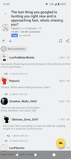 Threaddit for Reddit ekran görüntüsü