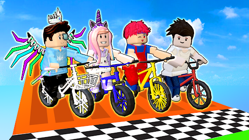Bike Parkour: Obby Game ekran görüntüsü
