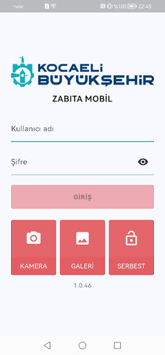 Zabıta Mobil ekran görüntüsü