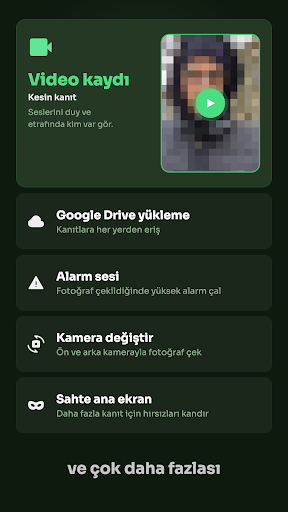 CrookCatcher Hırsızlık Önleme ekran görüntüsü