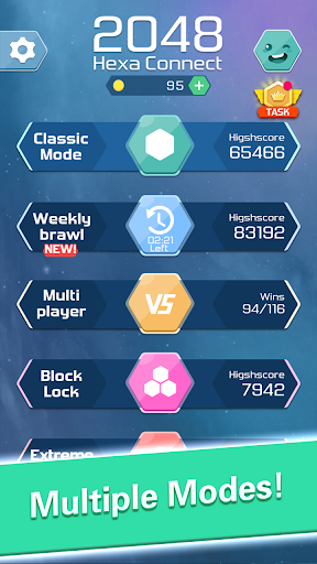 Merge Block Puzzle - 2048 Hexa ekran görüntüsü