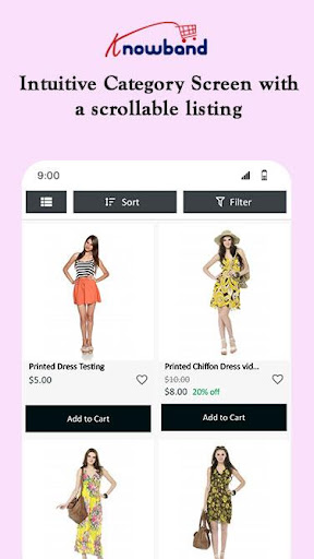 Nautica OpenCart Mobile App ekran görüntüsü