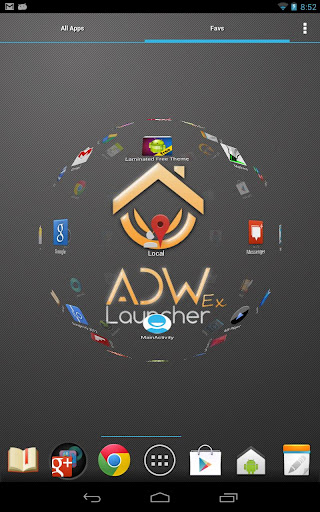 ADWLauncher 1 EX ekran görüntüsü