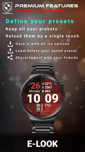 E-Look Watch Face ekran görüntüsü