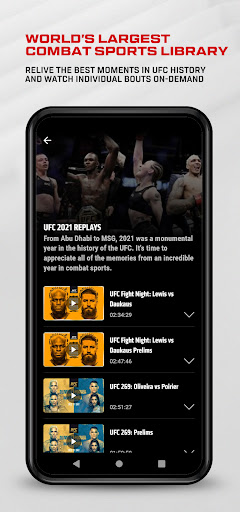UFC ekran görüntüsü