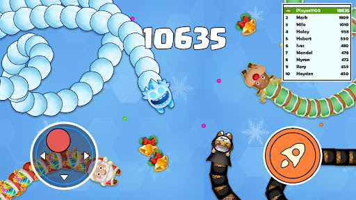 Sneak Snake-aç yılan .io Oyunu ekran görüntüsü