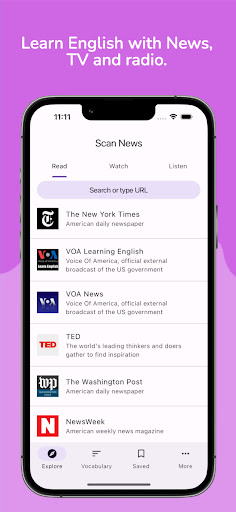 Scan News: Learn English ekran görüntüsü