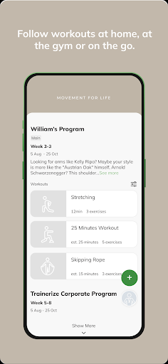 Movement For Life App ekran görüntüsü
