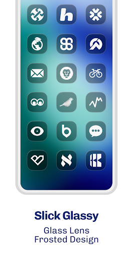 iGlass Dark OS 26 Icon Pack ekran görüntüsü