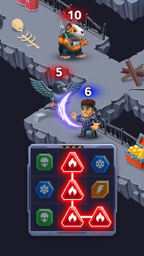 Battle Lines: Puzzle Fighter ekran görüntüsü