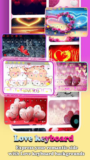 Cute Keyboard Themes & Fonts ekran görüntüsü