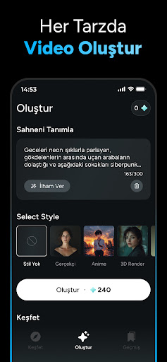 AI Video Generator - Flash ekran görüntüsü