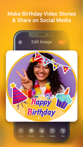 Birthday Video Maker - Stories ekran görüntüsü
