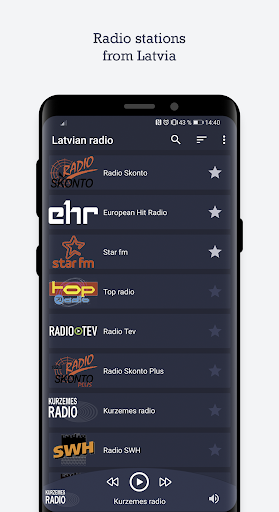 Online Latvian Radio ekran görüntüsü