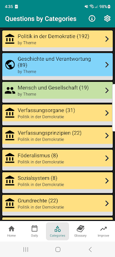 Einbürgerungstest'26 Phone, TV ekran görüntüsü