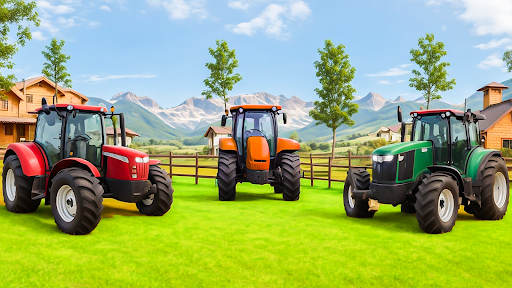 Farmer Tractor Farming Game 3D ekran görüntüsü