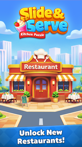 Slide & Serve: Kitchen Puzzle ekran görüntüsü