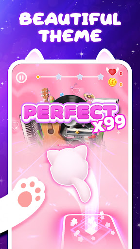 Cat Beats - Tiles Music Games ekran görüntüsü