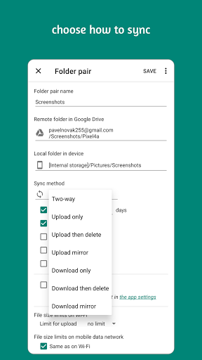 Autosync - File Sync & Backup ekran görüntüsü