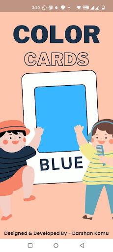 Color flashcard for kids ekran görüntüsü