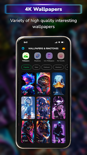 Wallpapers 4K: Cute & Cool ekran görüntüsü