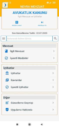 Avukatlık Kanunu ekran görüntüsü
