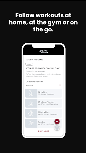 Required Fitness ekran görüntüsü