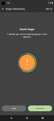 Kegel Egzersizleri ekran görüntüsü
