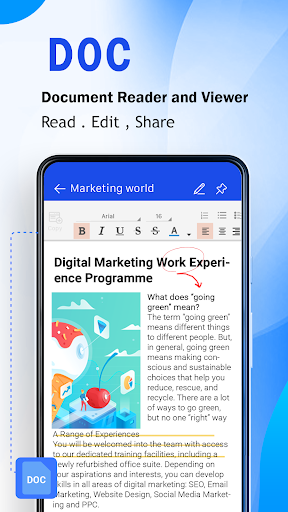 Document Reader - PDF, DOC ekran görüntüsü