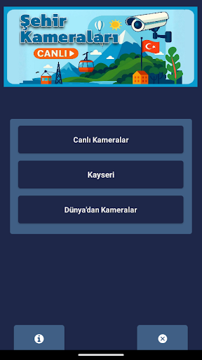 Kayseri Canlı Şehir Kameraları ekran görüntüsü