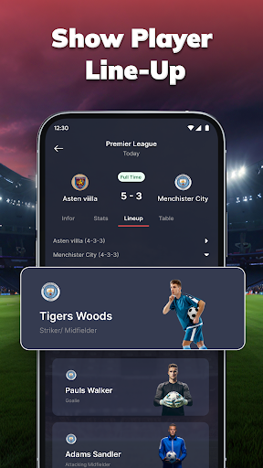 MatchLive: Football Live Score ekran görüntüsü