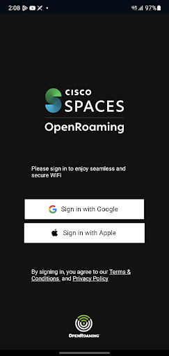 OpenRoaming ekran görüntüsü